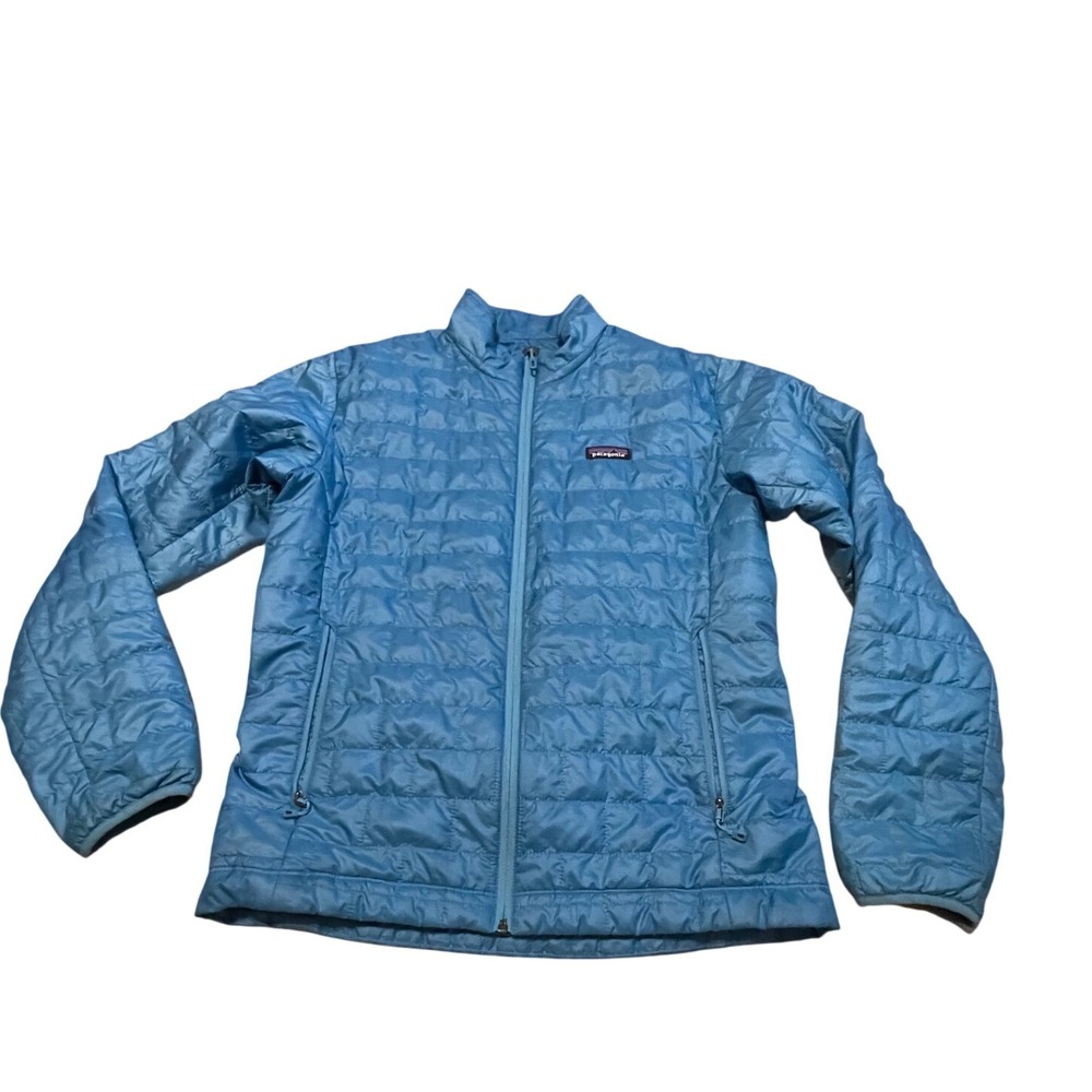 Patagonia Mens Nano‎ Puff Blue Primaloft Insulated Zip Jacket Medium I07